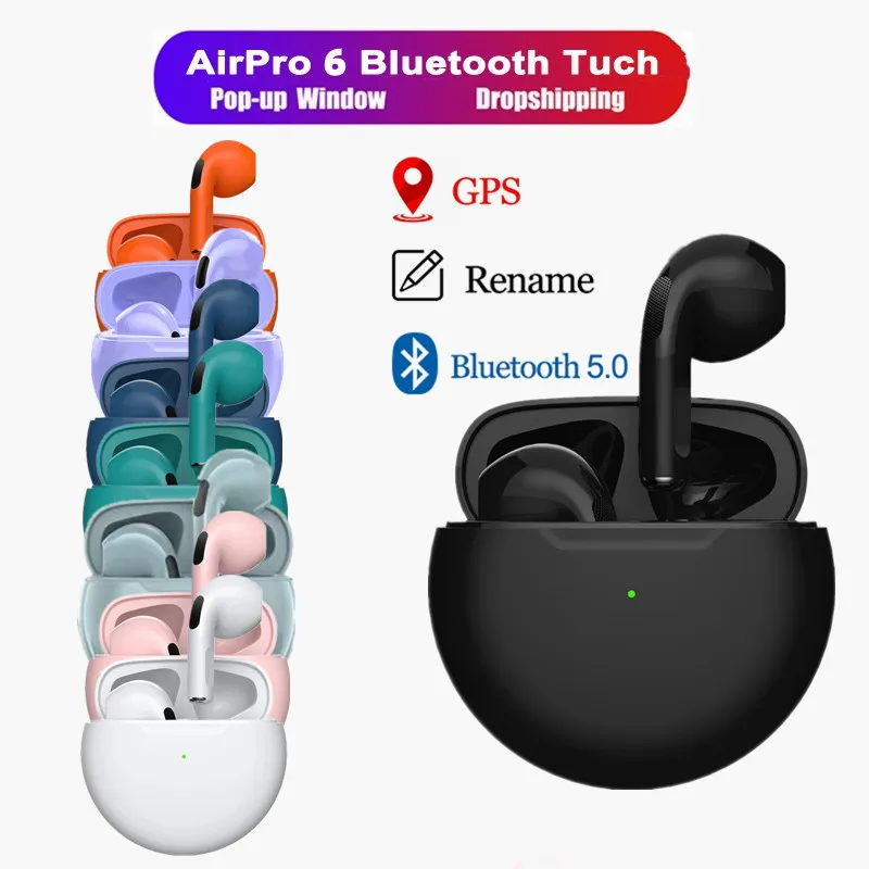 Original Air Pro 6 TWS Wireless Bluetooth Earphones Pro6 Bluetooth