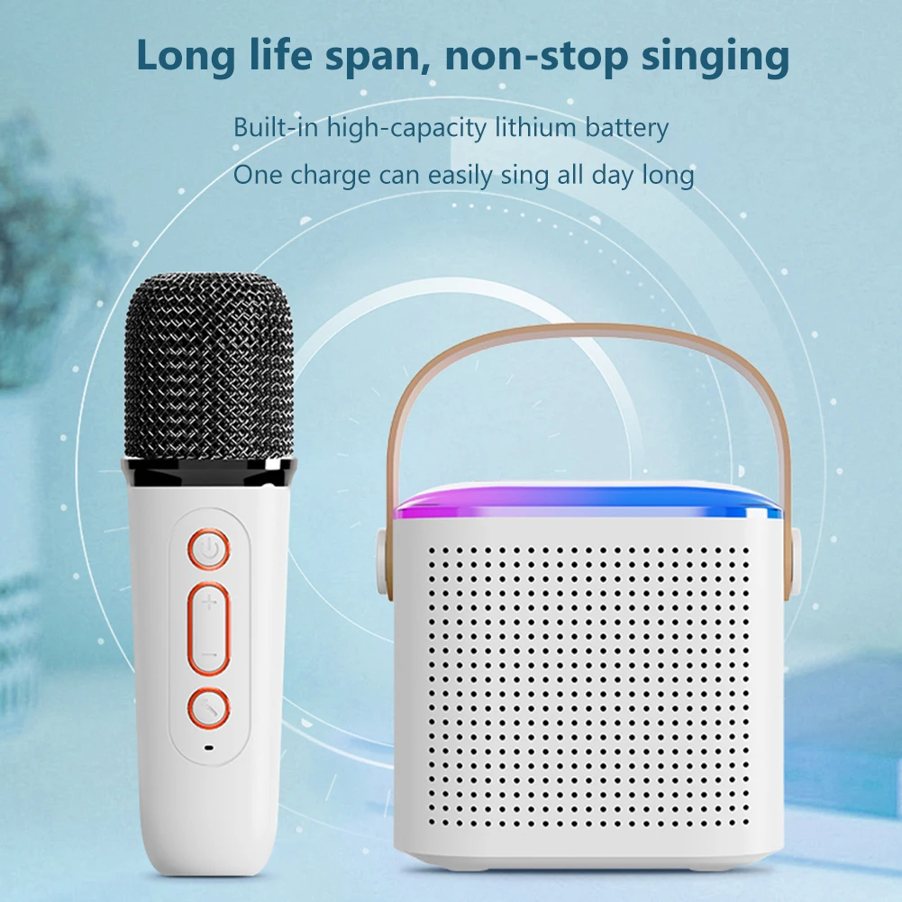 Karaoke Wireless Audio Microphone Speaker Bluetooth Small Audio